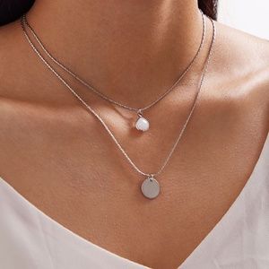 Last One!! Bundle of 2 Silver Pendant Chains…